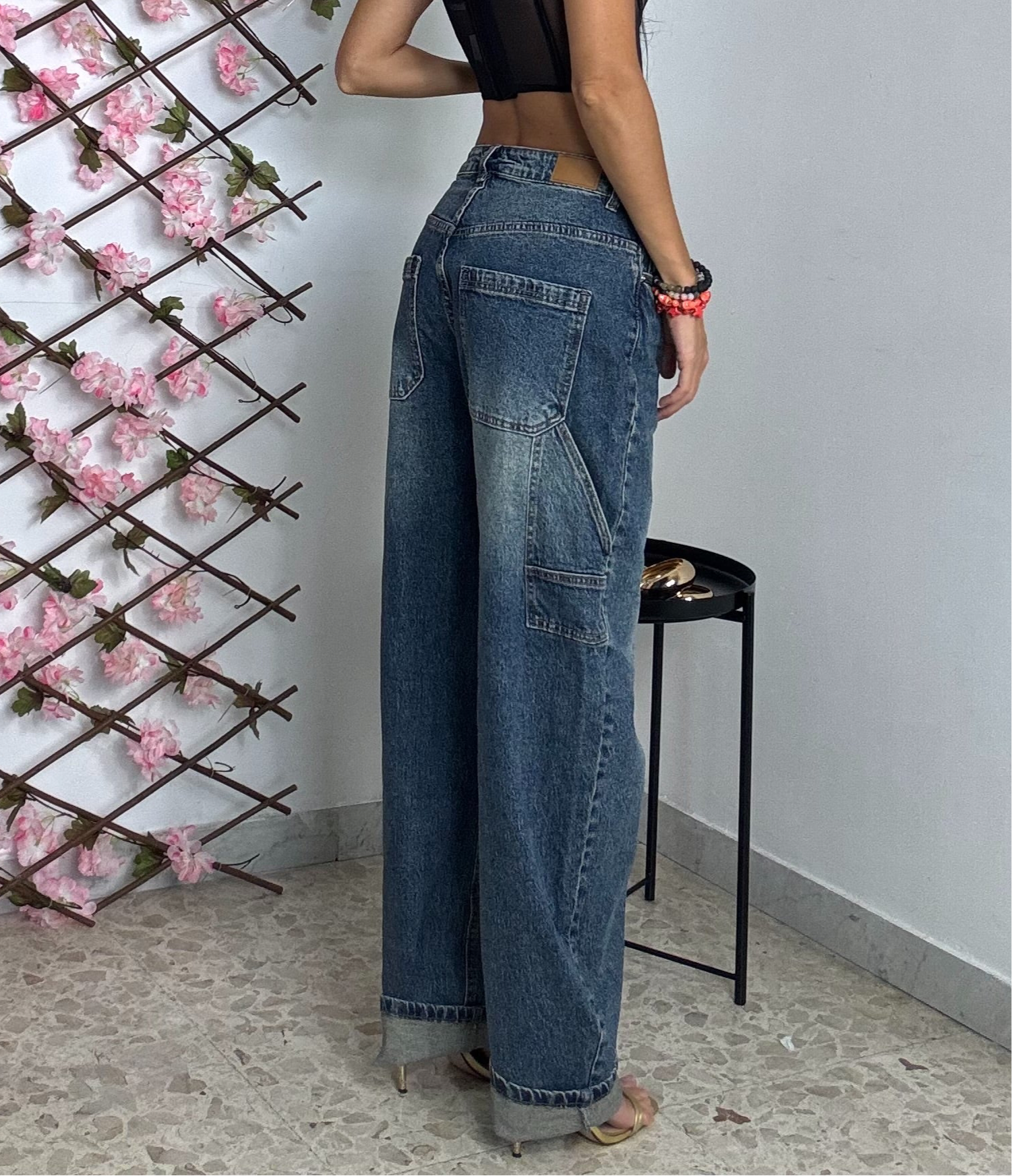 Jeans asimmetrico